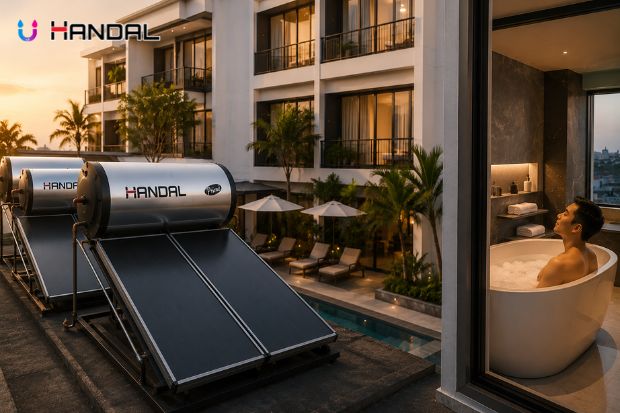 Sistem Pemanas Air Hotel Terus Mengalami Perkembangan dengan teknologi yang membantu menyediakan pasokan air hangat secara stabil untuk mendukung kenyamanan tamu
