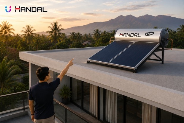 Teknologi solar water heater modern untuk menyediakan air hangat yang hemat energi, ramah lingkungan, dan nyaman digunakan setiap hari.