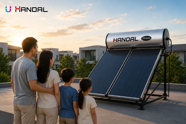 Kapasitas solar heater perlu menyesuaikan jumlah pengguna agar kebutuhan air panas sehari-hari tetap terpenuhi dengan nyaman dan efisien.
